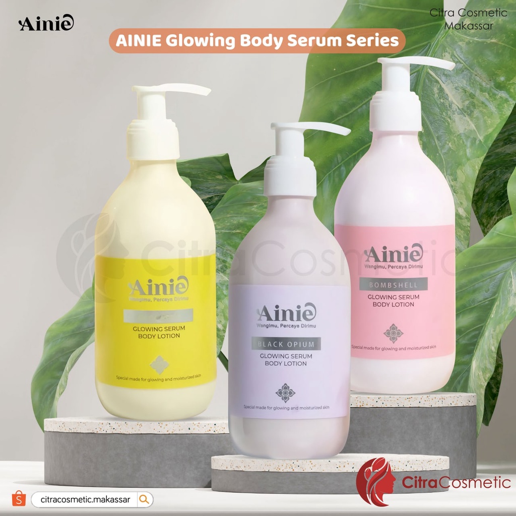 Ainie Glowing Body Serum &amp; Body Lotion 300 Ml