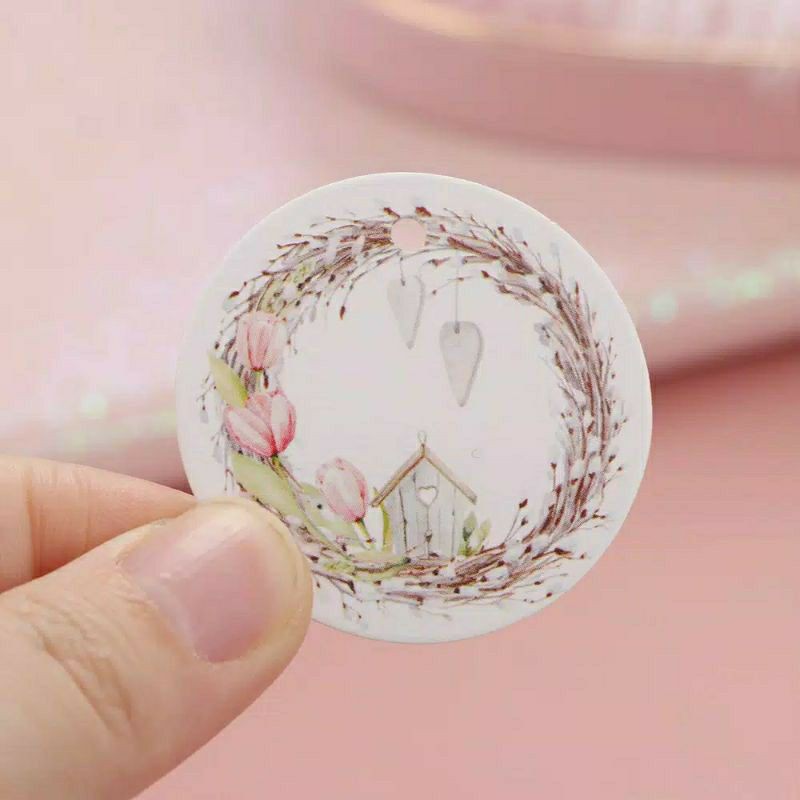 

[ Valentine ] Tag Love Heart Gift Hand tag untuk Kado dan Souvenir Hamper 1pax isi 5pcs