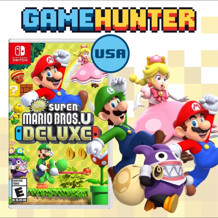 Switch New Super Mario Bros U Deluxe