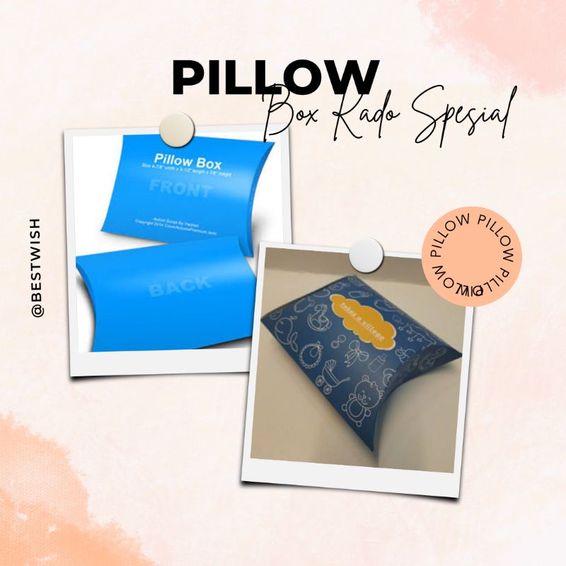 

Pillow Box Cutom/Kado/bungkus kado