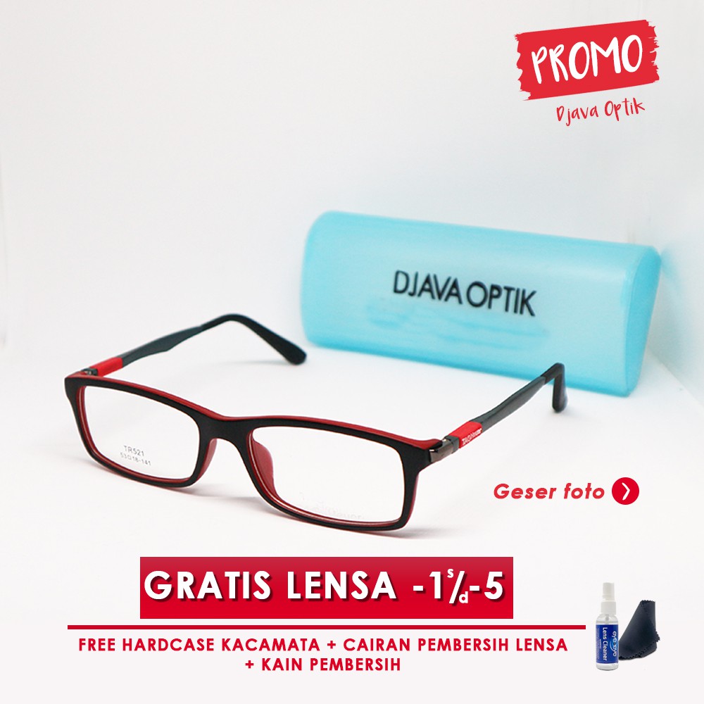 Frame Kacamata  521Minus Lensa Baca Minus Antiradiasi 