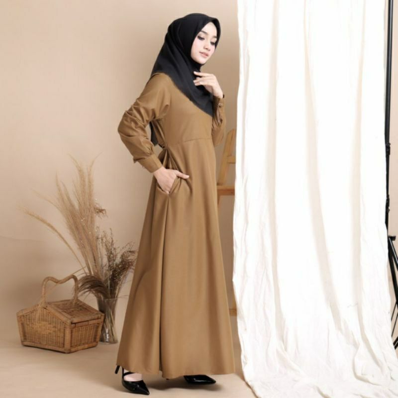 Gamis Toyobo Pemda PNS Polos Basic Formal