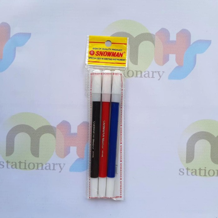 

TERLARIS/Spidol Snowman Colouring Marker PW-3A / 3 Warna