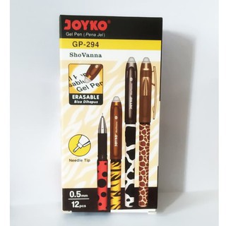 

PRODUK- [ PACK ] PULPEN BALLPOINT PEN GEL 0,5 MOTIF - JOYKO GP-294 MURAH .