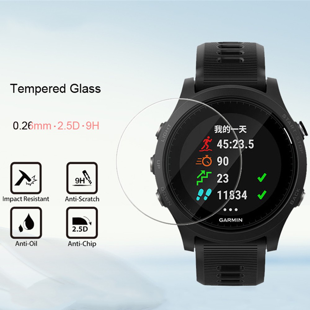 Pelindung Layar Tempered Glass 9H 2.5D Untuk Garmin Forerunner 935XT