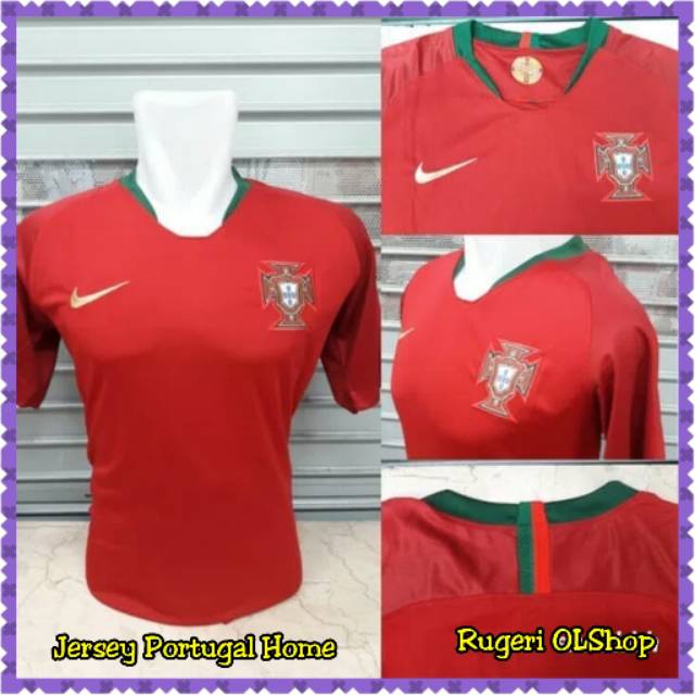 JERSEY PORTUGAL HOME WORLD CUP 2018 PIALA DUNIA