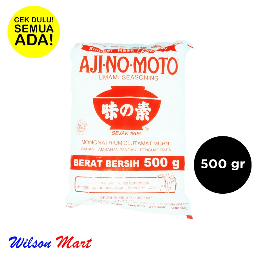 

AJINOMOTO PENYEDAP RASA 500 GRAM