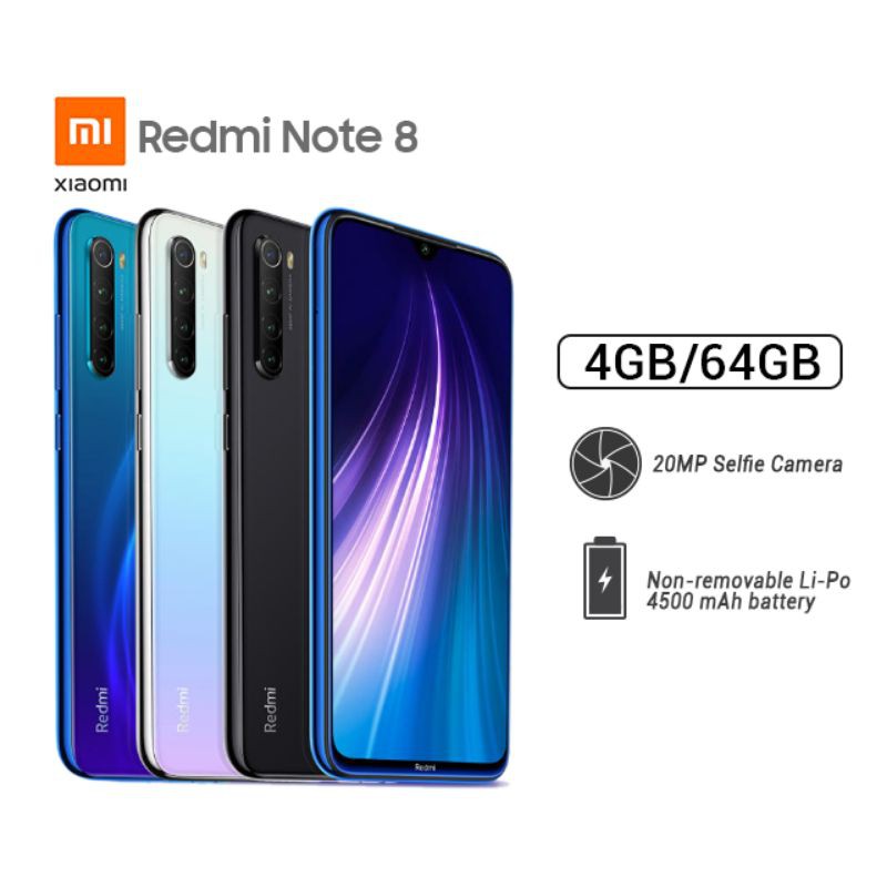 Xiaomi redmi note 8 ram 4/64