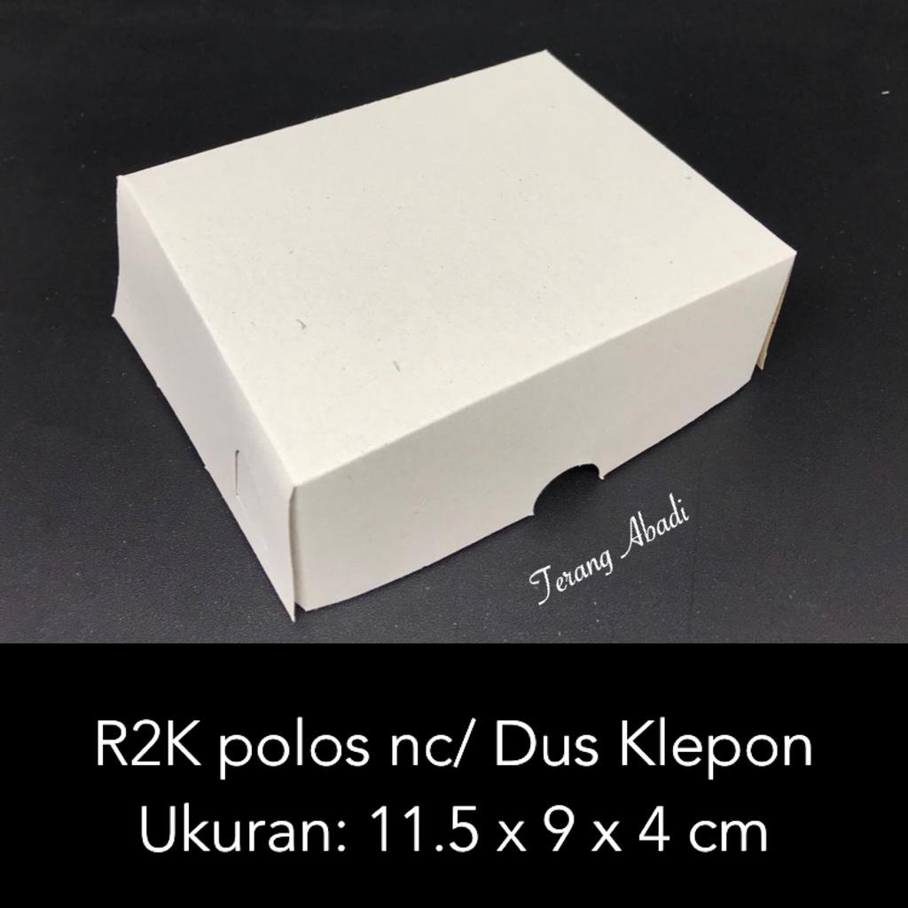 Dus ABPP nc cukup aqua 16x12x7 cm/ Klepon Polos Non Coat R2K 11.5x9x4 cm/ Dos Hajatan/ Kotak Snack Roti Kue/ Dus acara/ Box Snack/ Kardus Donat Syukuran/ Dos/ kotak kue/ snack box/ dos jajan/ kerdus