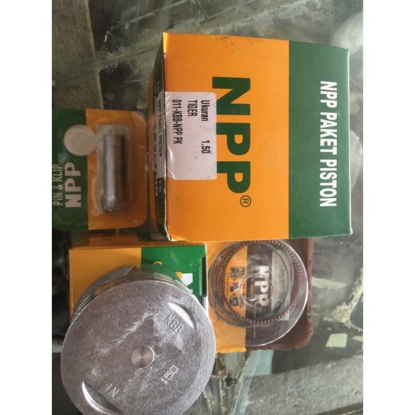 piston kit assy seher tiger os oversize 150 npp