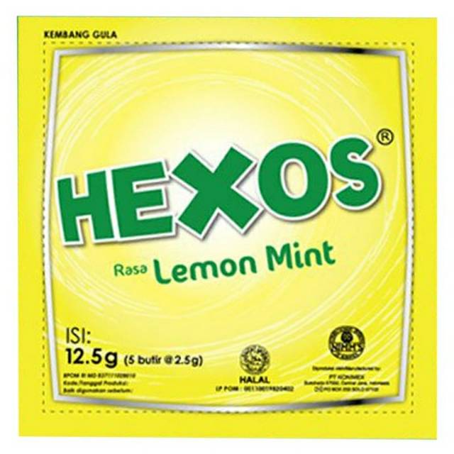 

Hexos Candy Lemon / mint 5X2.5G