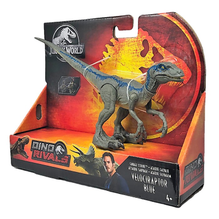 Blue Velociraptor Jurassic World Dinosaurs Fallen Kingdom Dinosaur Raptor Toy Lego Minifigures Radioamicizia Toys Hobbies
