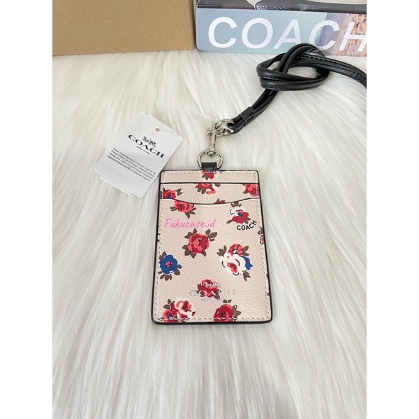 

Coach Multi Flower Printed Lanyard || Name Tag || ID Card
