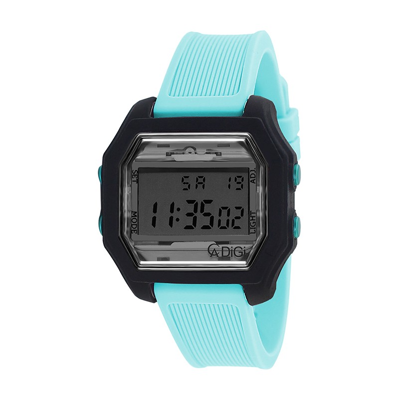 Alexandre Christie - AC 9224 DiGi Light Blue Rubber Strap