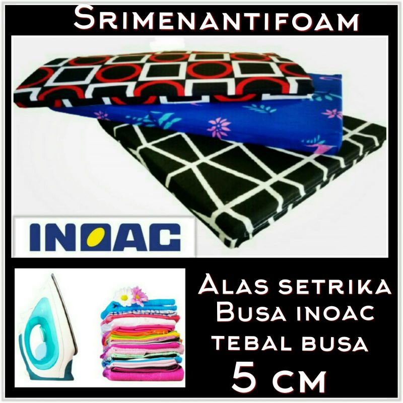 Alas Setrika Busa/ukuran 100x50x5cm/alas Setrika/alas Gosok/alas Setrika Inoac