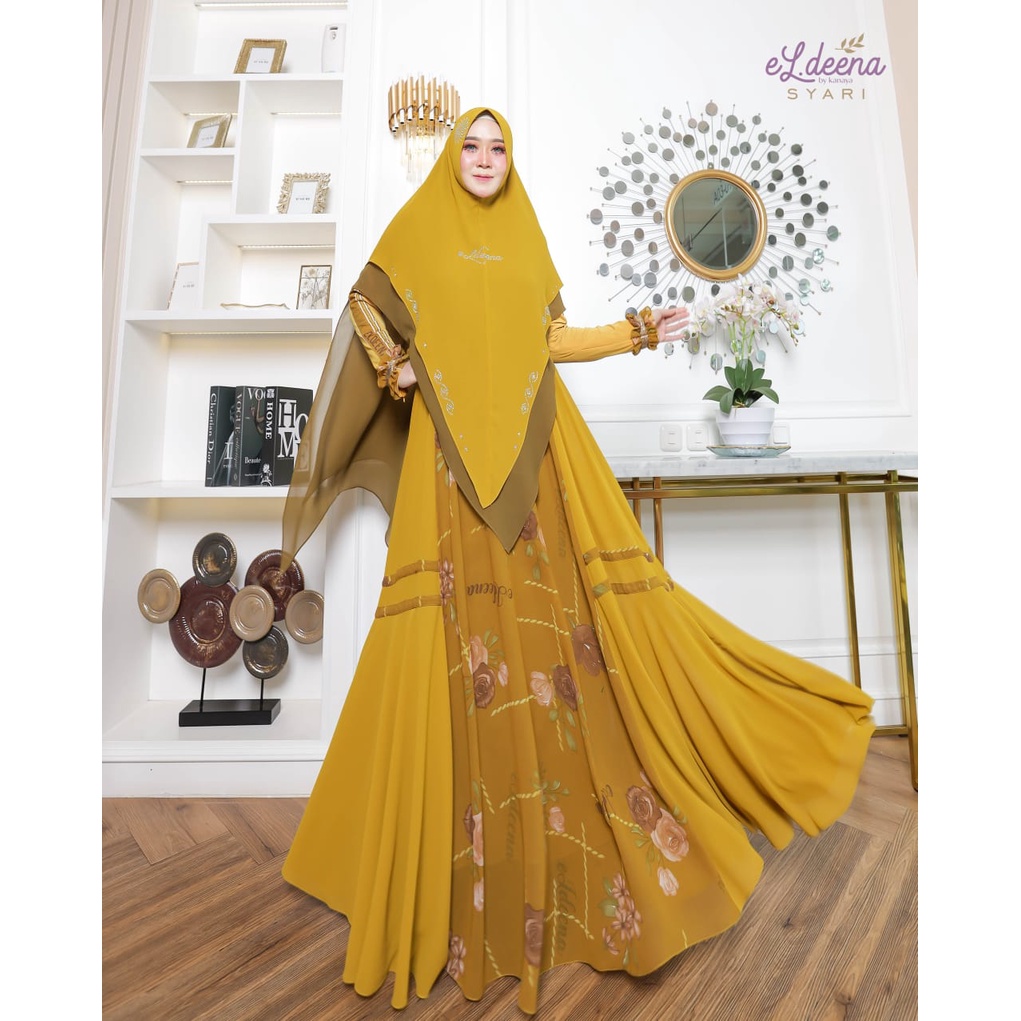eL.deena syari - Rayola series Syari By Eldeena  original (tanyakan stok dulu)