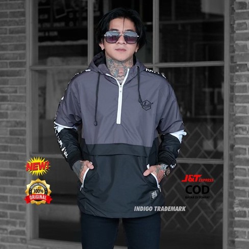 Terlaris ! Jaket Parasut Pria Cougel SLVHX / Jaket Parasut Taslan Outdor Cougel 3D Kombinasi Warna