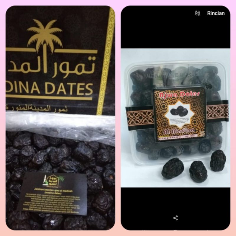 Kurma Ajwa Super Al Madinah Empuk Murah Ukuran Besar Repack Murah Haji Umroh Jakarta