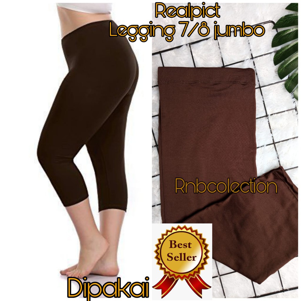 Celana Legging 3/4 Jumbo Lejing