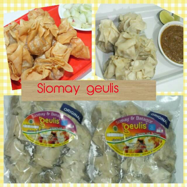 

Siomay dan batagor Geulis "Dikukus jadi siomay digoreng jadi batagor