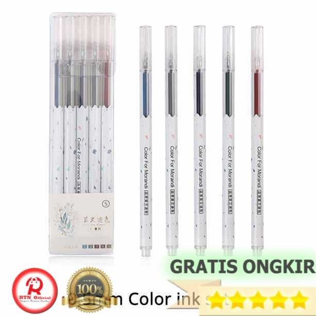 

Gel Pen Pena Pulpen Bolpoin 0.5mm 5 PCS