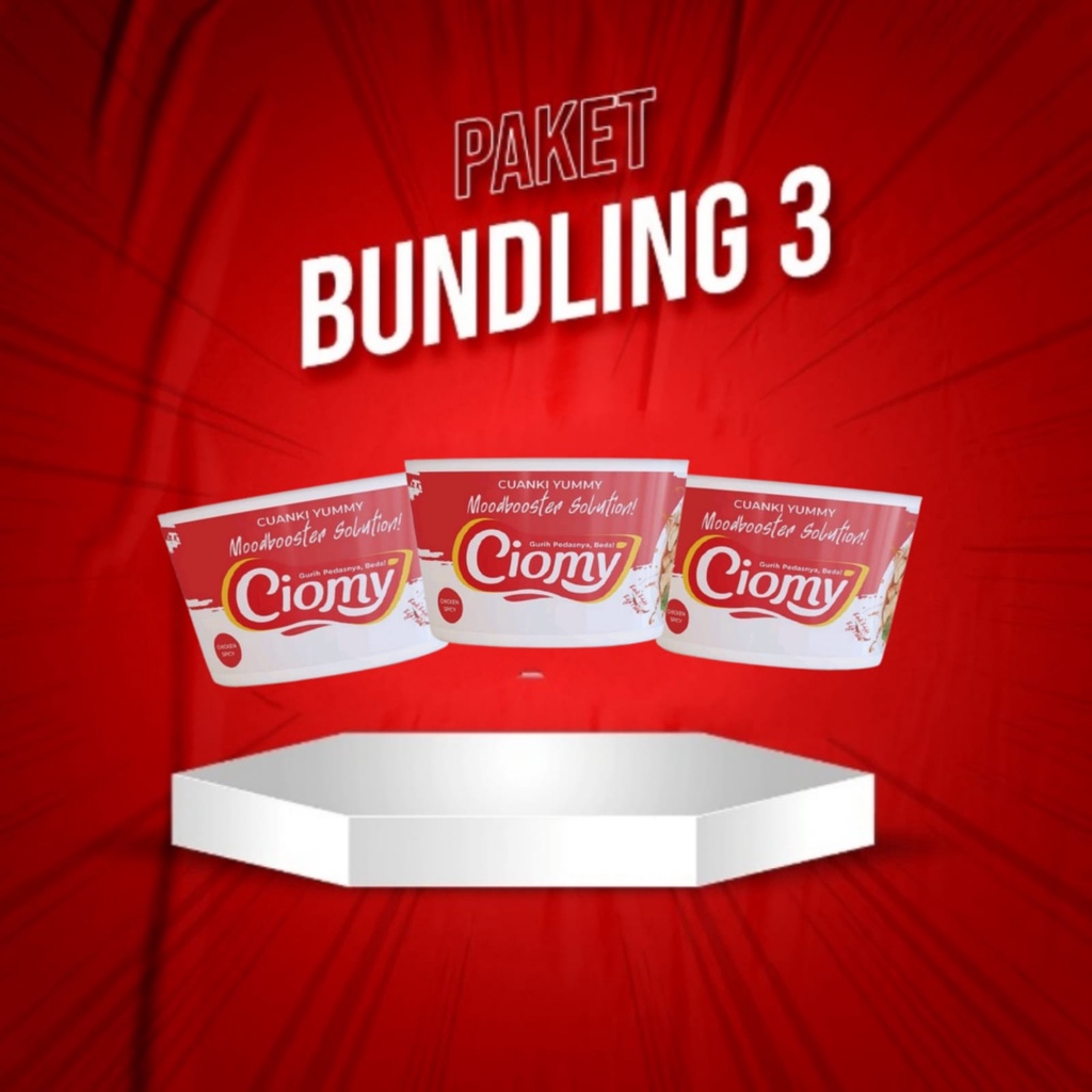 

CIOMY - Paket Bundling 3 Cuanki Ayam Pedas Original