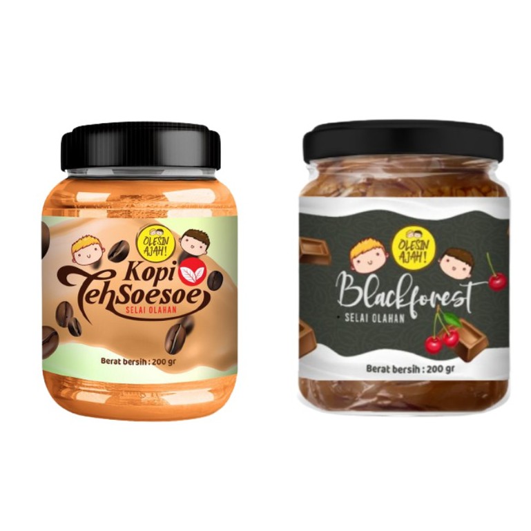 

Flash Sale - Combo Selai Kopi Tehsoesoe 200gr + Selai Blackforest 200gr