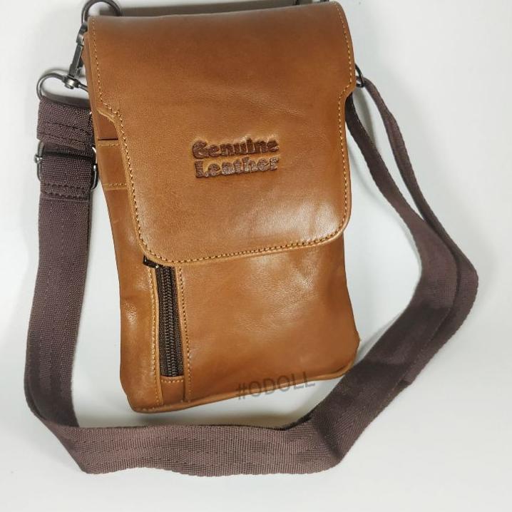 Viral Tas Hp Kulit Asli Waistbag - Tas Mini Kulit