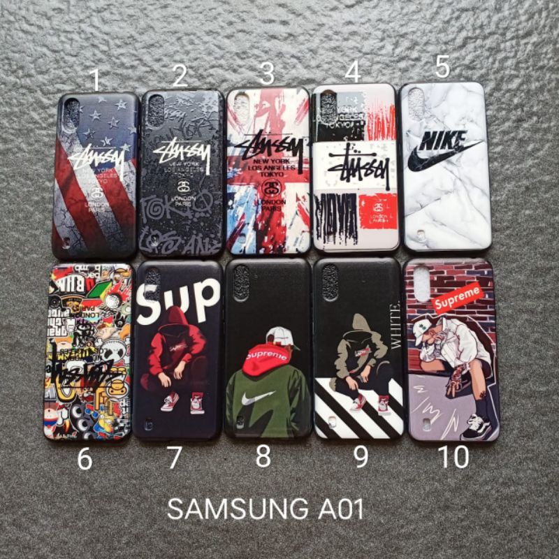 Case gambar Samsung A01 . M01 motif cowok ( 3 motif ) soft softcase softshell silikon cover casing kesing housing