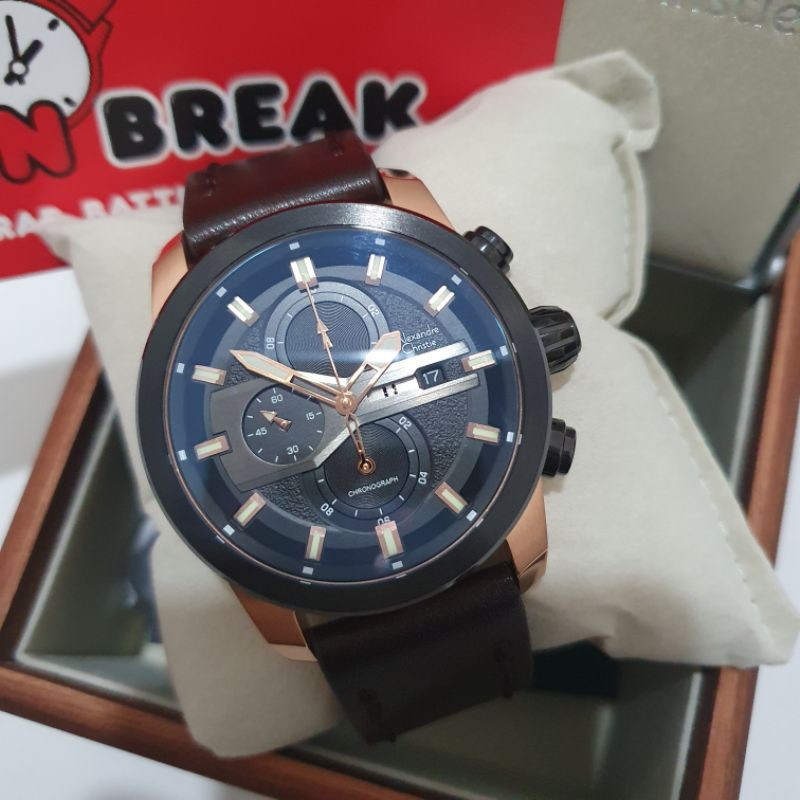 Jam tangan Kulit Alexandre Christie AC 6559 Kulit  | AC6559 leather original