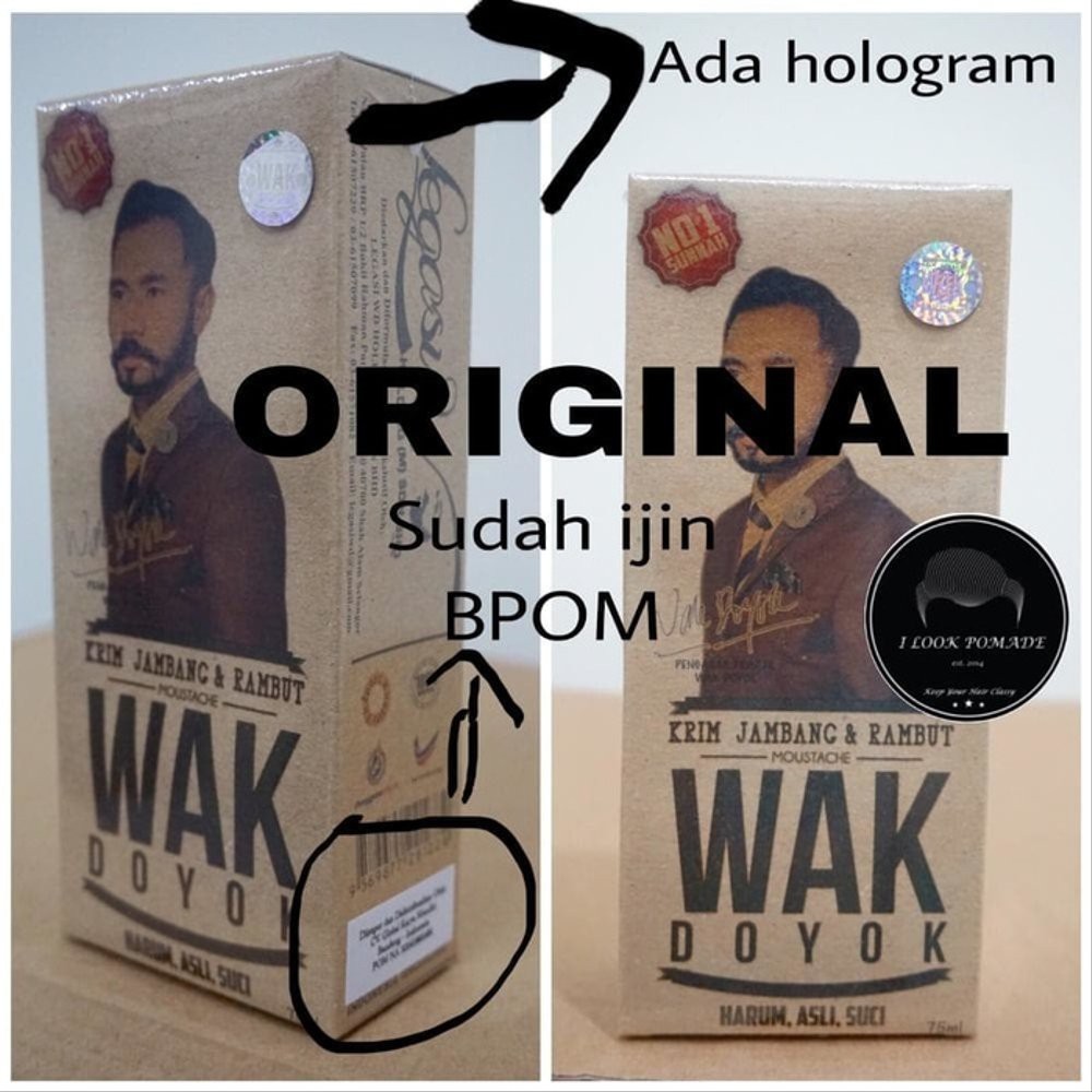 WAK DOYOK BPOM ORIGINAL - WAKDOYOK BPOM - PENUMBUH BULU & RAMBUT