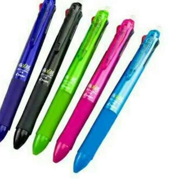 

♢ PILOT FRIXION 3 IN 1 !!! IMPOR JEPANG BISA DIHAPUS (0,5) - Merah Muda ♣