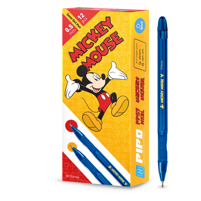 

OPEN SALE CABANG- PIPO PPS7 MKBL KARAKTER MICKEY MOUSE LICENSE TINTA BIRU
