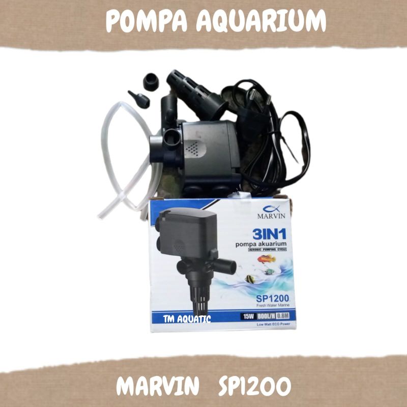 WATER PUMP/POMPA AQUARIUM MARVIN SP1200 MURAH LENGKAP