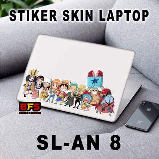 Stiker Laptop MUGIWARA PIRATES - skin laptop anime - stiker anime manga one piece