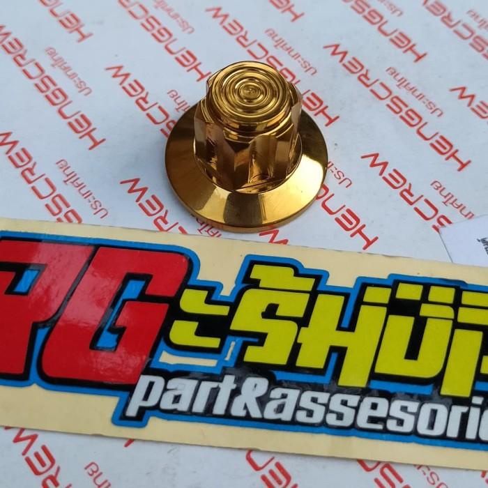 mur shock belakang topi probolt belimbing M10 drat 14 wave 125 rx king