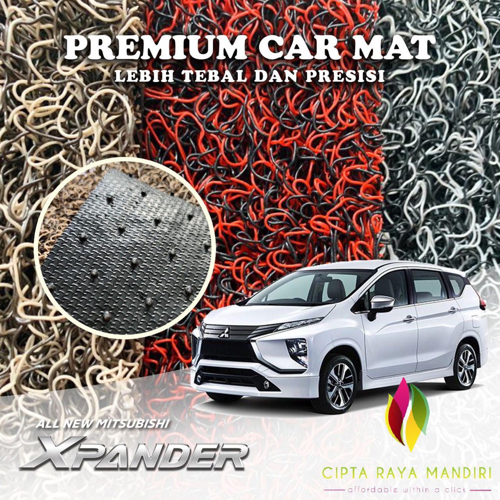 Karpet Mobil Premium MITSUBISHI Xpander FULL Bagasi 2 Warna