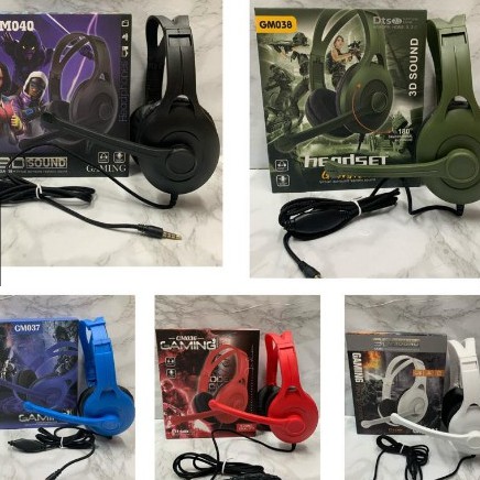 Headphone Headset Bando Gaming Kabel Streo NEW Terbaru Murah