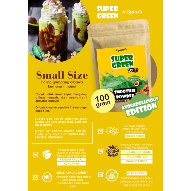 

Super Green by Spencer's avocadolicius 100gr