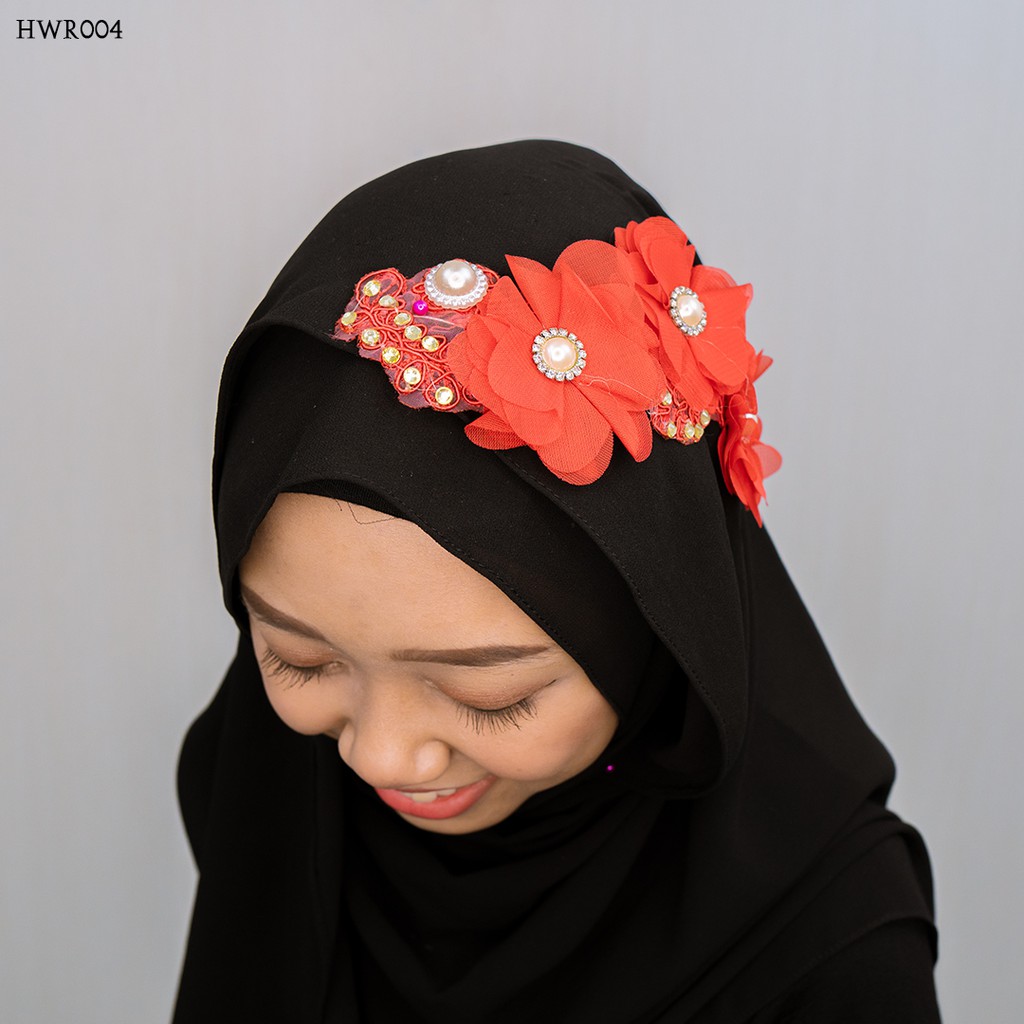 [SIAP KIRIM] HAIRPIECE BRIDAL SHOWER AKSESORIS PENGANTIN HWR004