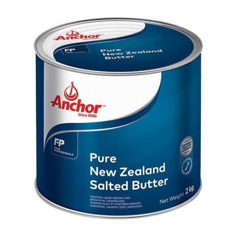 

(BISA COD) ANCHORD PURE NEW ZEALAND SALTED BUTTER 6 x 2kg / BUTTER ANCHOR 1 Dus PRODUK TERBATAS Kode 390