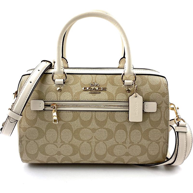 ROWAN SATCHEL IN SIGNATURE CANVAS (COACH F83607)