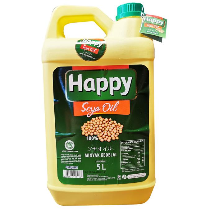 

BAYAR DITEMPAT HAPPY Soya Oil 5 Lt / Minyak Kedelai / Happy Salad Oil DISKON