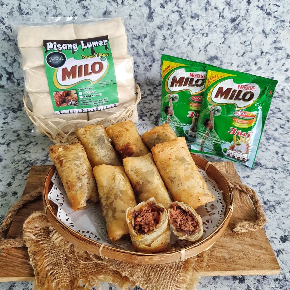 

Pisang lumer rasa milo isi 10 pcs 400gr