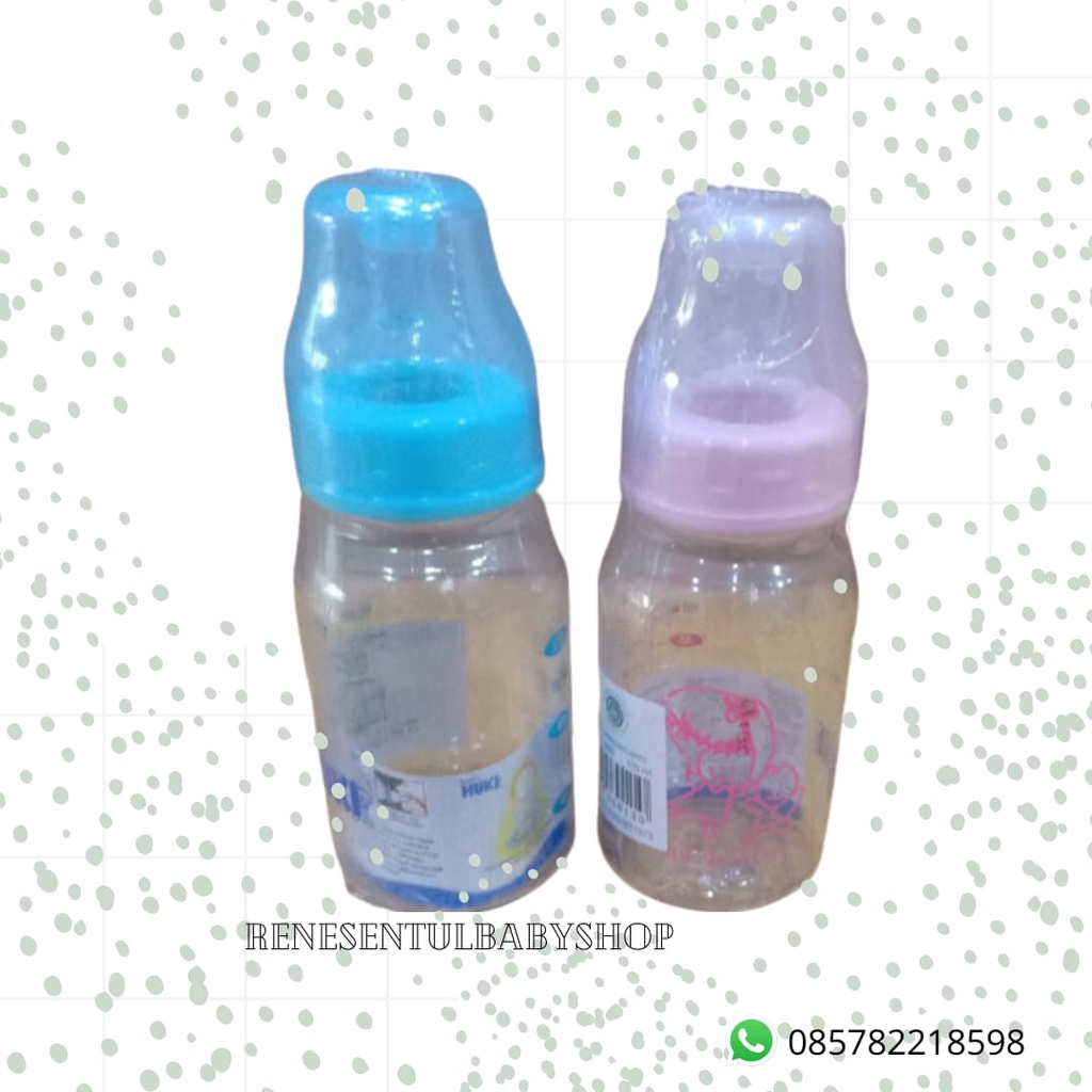 SALE BOTOL HUKI KECIL120ML / BOTOL BAYI DOT GEPENG