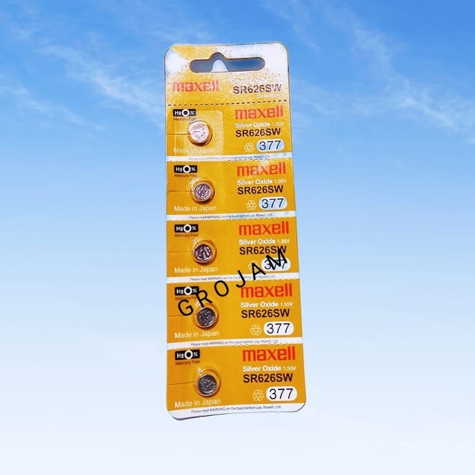 Baterai Maxell 377 Maxell 626 Murata 377 Murata 626 Renata 377 Renata 626 Sony SR626SW 377 SR626 626SW 626