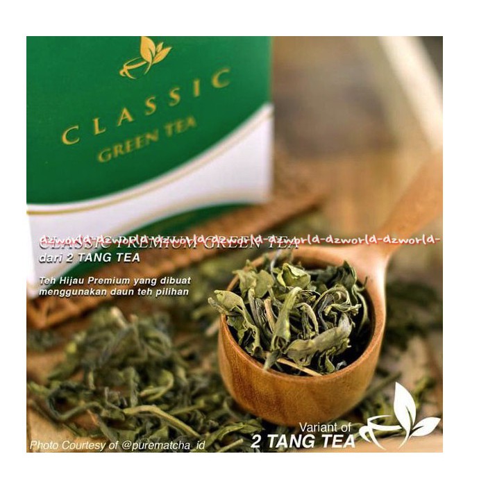 Teh 2Tang Classic Jasmine Green Tea Menurunkan Kolesterol Classic Jasmin Tea 50gr 2 Tang Teh 2Tang Teh Bubuk Aroma Melati