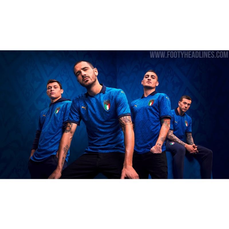 Jersey Bola Italy Italia Home 2020 2021 Grade Ori