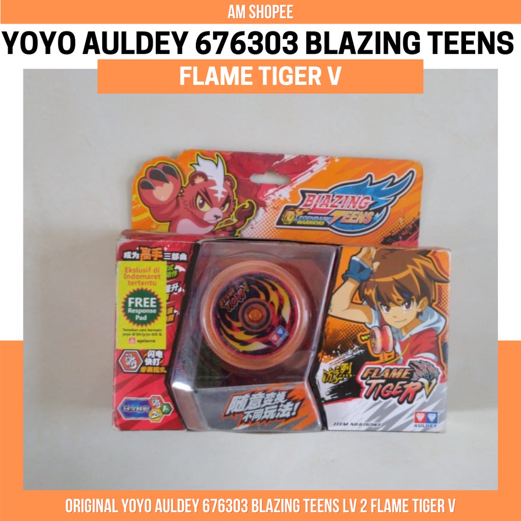 YOYO AULDEY 676303 BLAZING TEENS LV 2 FLAME TIGER V