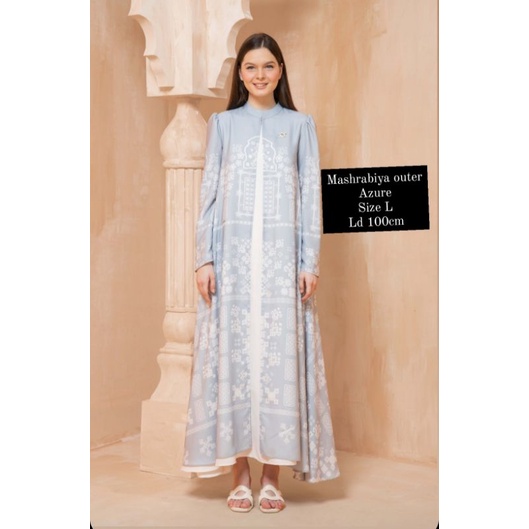 mashrabiya outer wearingklamby azure L Kirana tunik wearing klamby